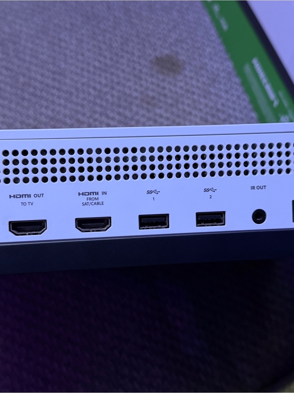White Gaming Console with Dual HDMI and USB Ports